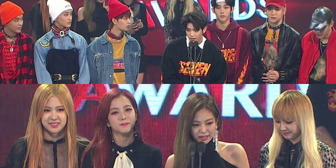 Blackpink และ Nct127 คว ารางว ลศ ลป นหน าใหม ยอดเย ยมจากงาน 16aaa Hallyu K Star